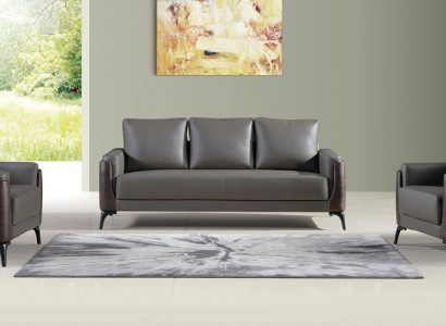 Sofa set 3+1+1 seaters, design sofas, upholstered couches, leather, relax, modern.